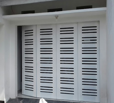 model pintu garasi minimalis terbaru