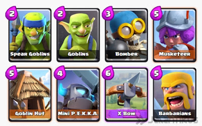 Kumpulan Battle Deck Clash Royale Arena 3 Terbaik (Winning Strategy) Control