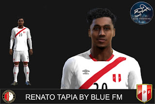 Face Renato Tapia - Feyenoord Pes 2013