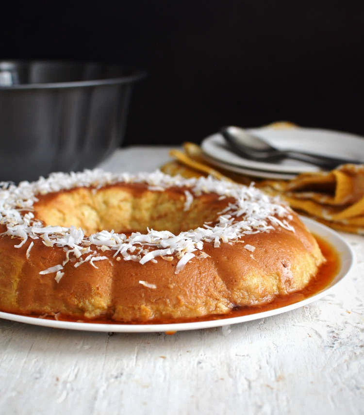 Pan de pana con coco, receta puertorriqueña