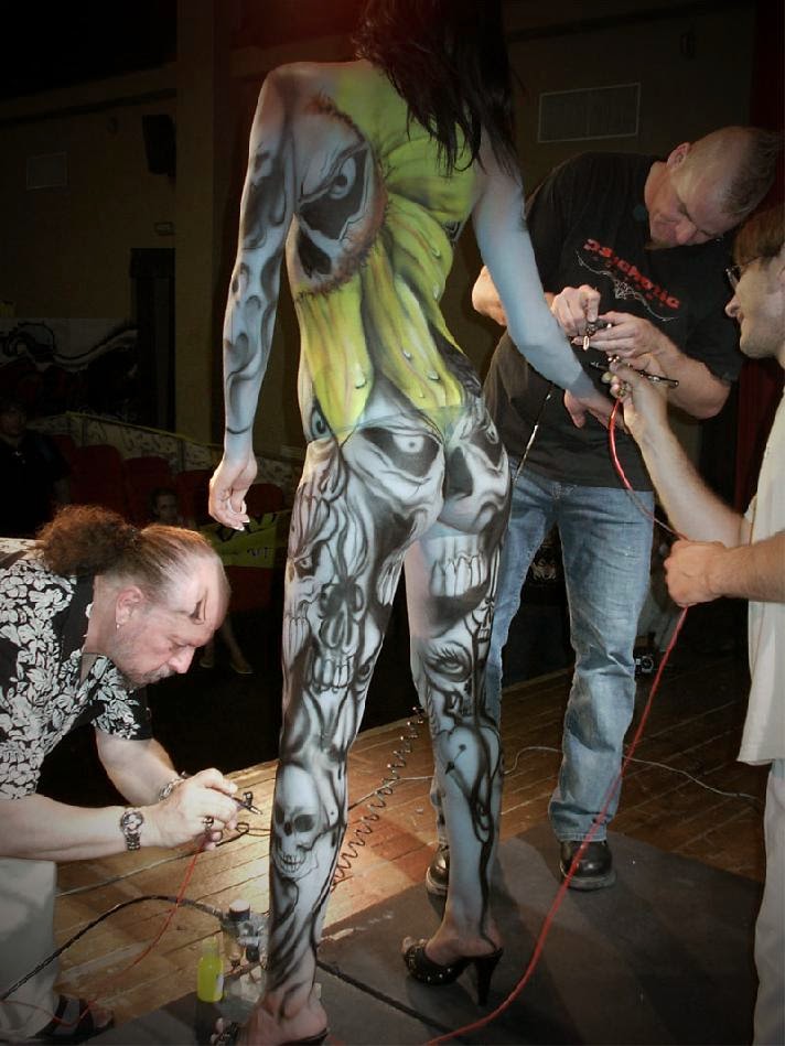 Body Painting: Airbrush Show, Genoa / JR Eventi | Giorgio's