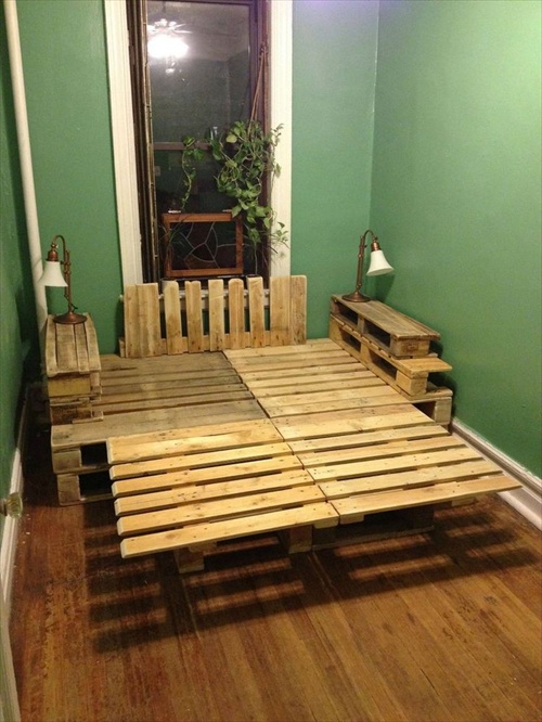 9 ways to create bed frames out of used pallet wood