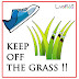 Printable "Keep off The Grass" Sign