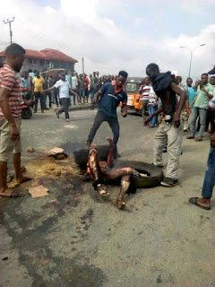 Man Set Ablaze For Stealing Motorcycle In Akwa Ibom | Dailysunnews9ja.