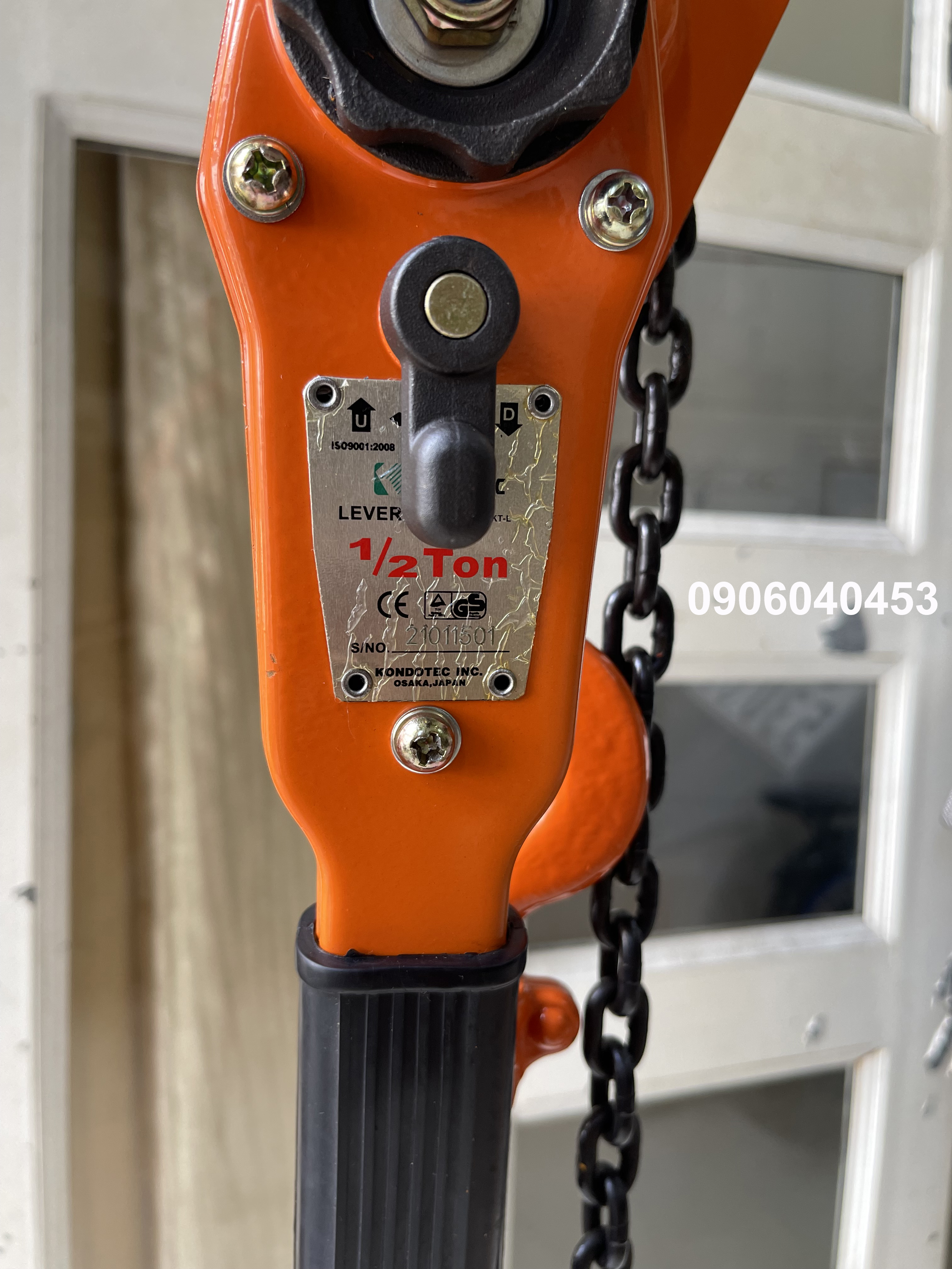 Pa lăng lắc tay 500kg Kondotec KT-L / Kondotec Lever chain hoist KT-L Series 500kg