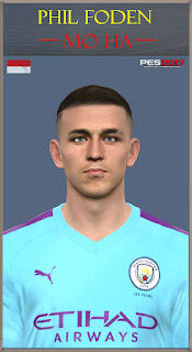 PES 2017 Faces Phil Foden by Mo Ha