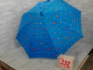 中古品　ブルー　傘　３３０円
