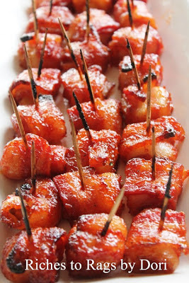 Bacon Wrapped Water Chestnuts