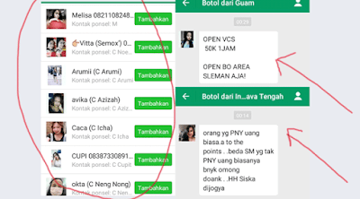 ada banyak sekali yang menawarkan open bo dan vcs