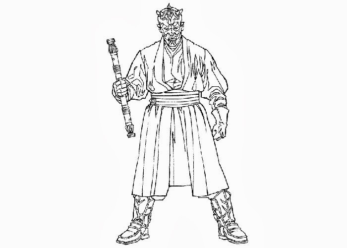 Download Star Wars Darth Maul coloring pages | Free Coloring Pages and Coloring Books for Kids