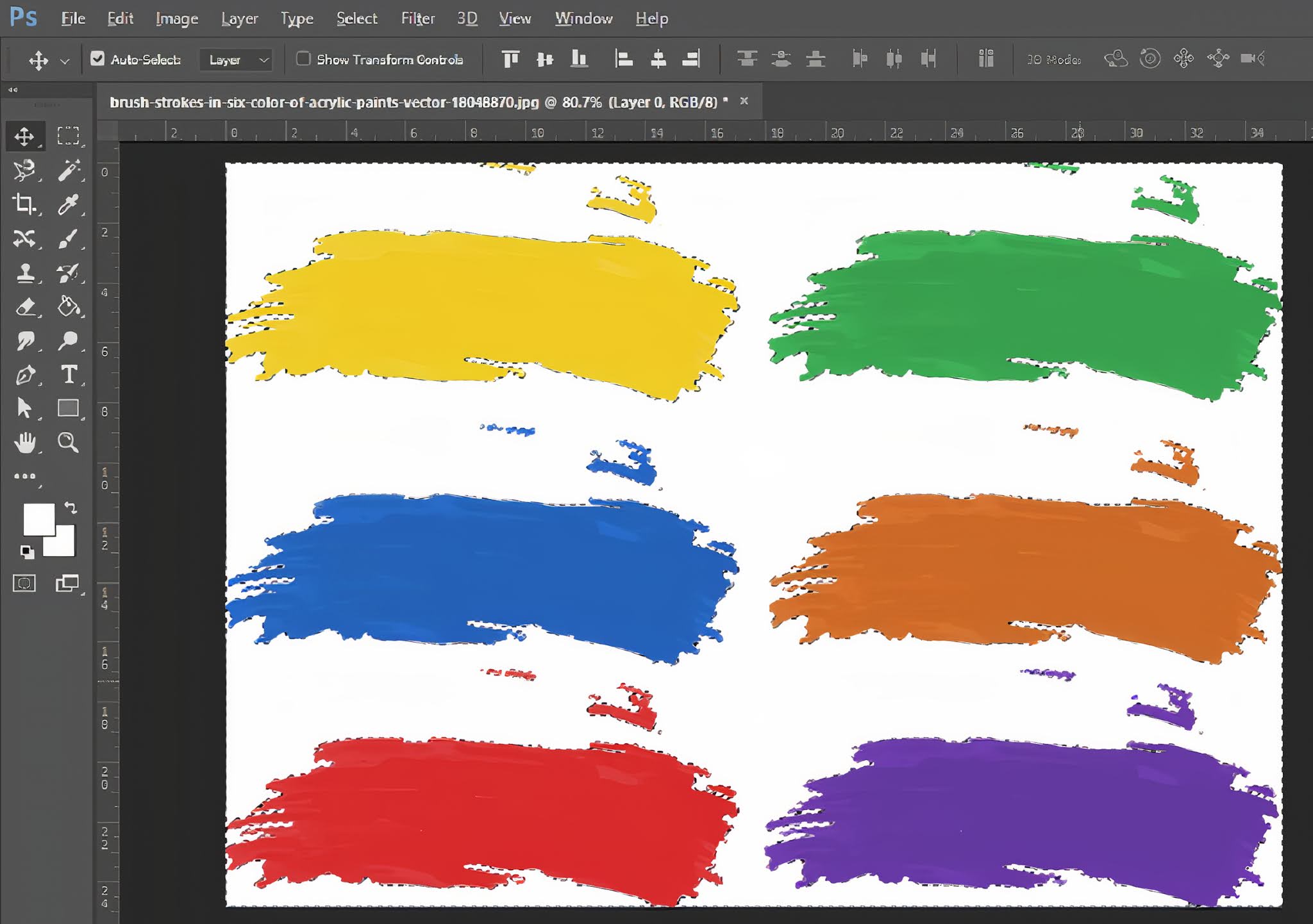 Cara Hapus Background dengan Seleksi Warna di Photoshop