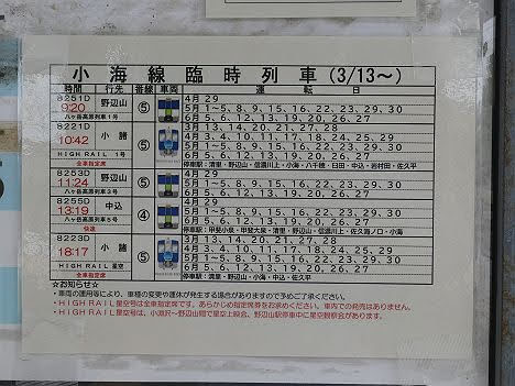 小海線　八ケ岳高原列車5号　ワンマン快速中込行き　キハ110形