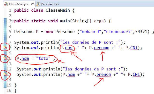 programmation orientée objet en JAVA