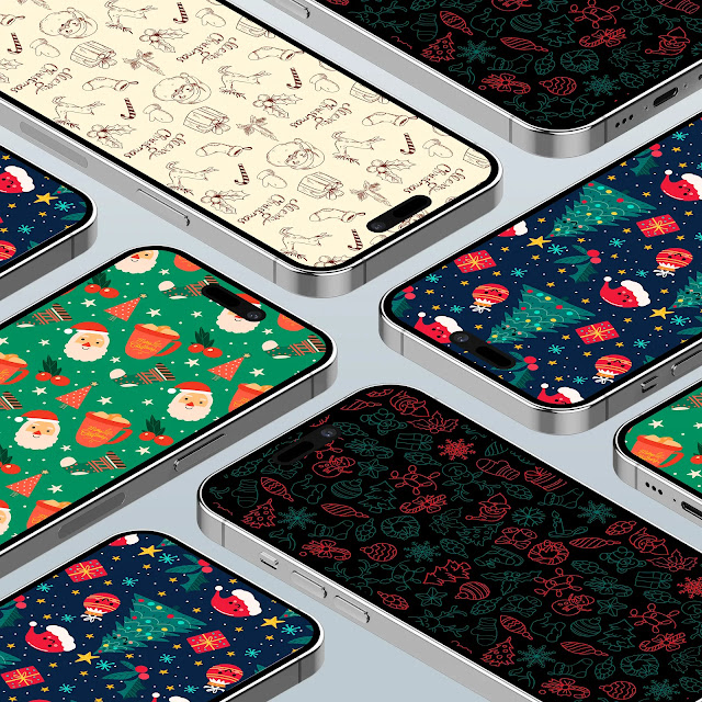 Preppy Christmas wallpaper for iphone
