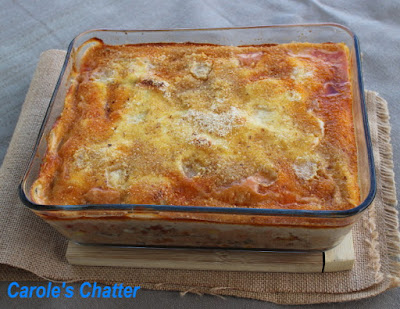 Carole's Chatter: No pasta lasagne