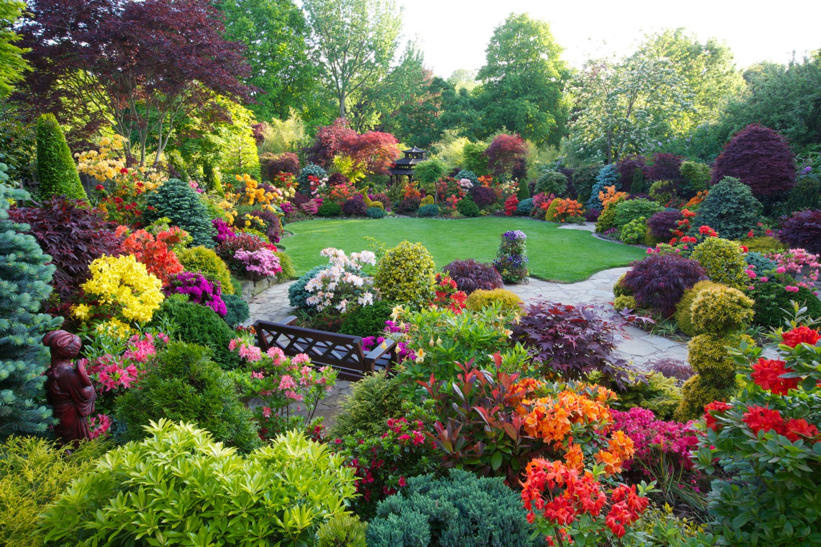 Drelis Gardens: Four Seasons Garden - The most beautiful home gardens