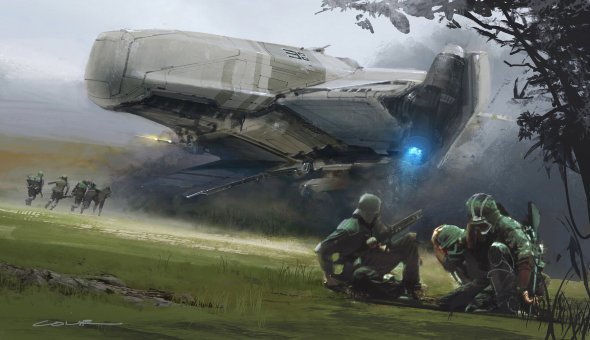 Colie Wertz artstation arte ilustrações ficção científica naves espaciais máquinas de guerra veículos robôs