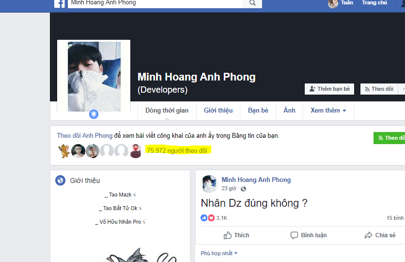 HƯỚNG DẪN NHÂN ĐÔI FOLLOW FACEBOOK - X2 FOLLOWERS FACEBOOK ( 100.000 - 200.000 )