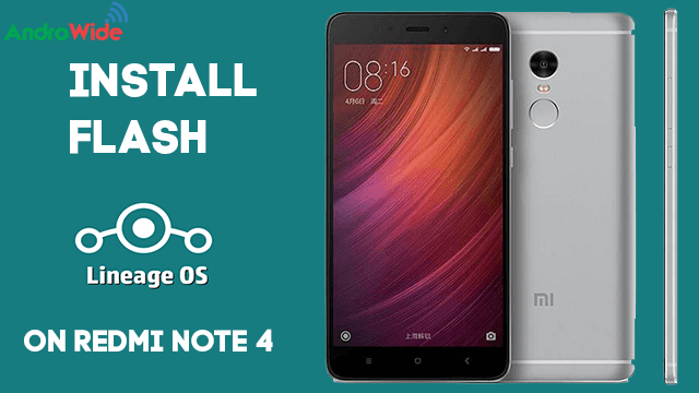 how to flash lineageos on redmi note 4