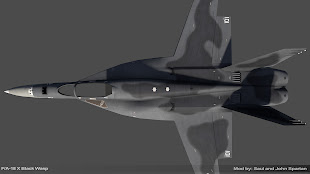 F/A-18 Super Hornetを近未来的にしたF/A-18X Black Waspアドオンが開発中