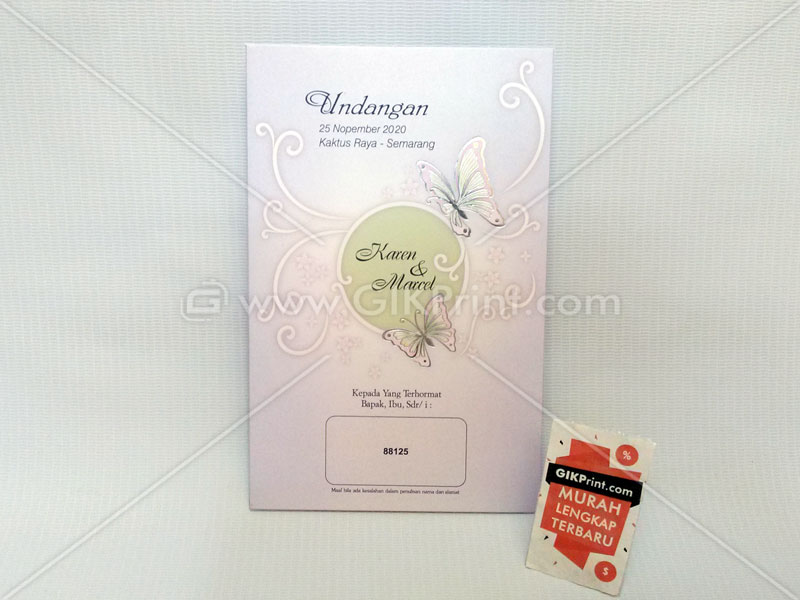 Blangko ERBA 88125 Ornamen Kupu dan Bunga Murah Terbaru 