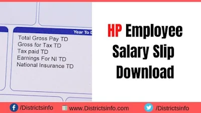 Himachal Pradesh Employee Pay Slip download