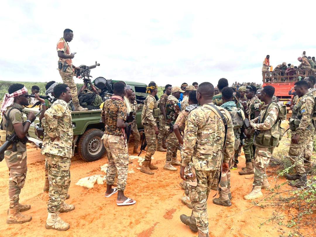 Al-Shabaab fighters were expelled from two new areas in Mudug region