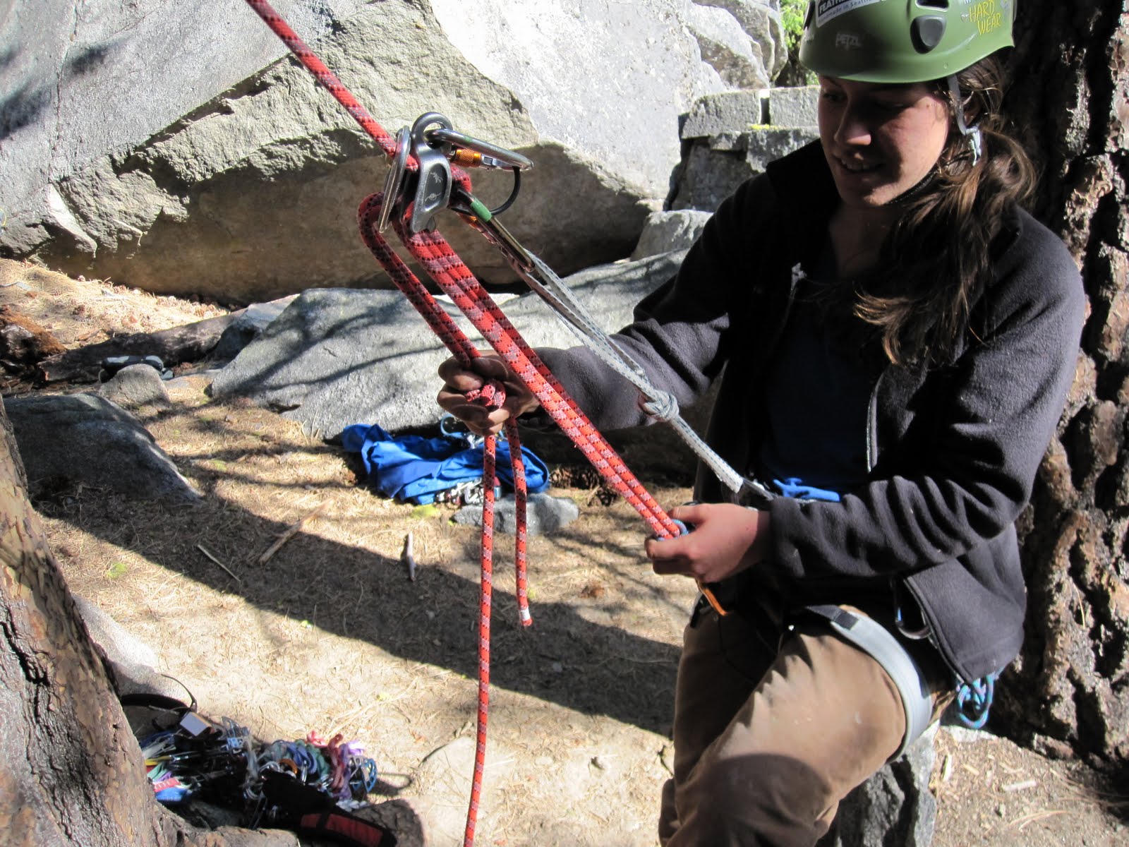 American Alpine Institute - Climbing Blog: Rappelling on Skinny Ropes