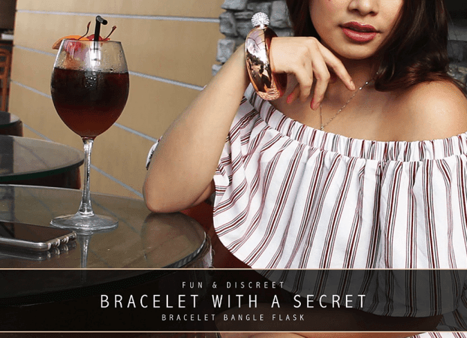 36 Genius Yet Inexpensive Products That Can Save Lives - Bracelet Flask
