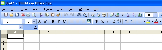 ThinkFree Office Calc