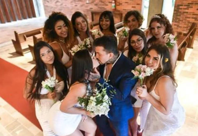 Brasileiro com 9 esposas revela como faz para transar com todas elas