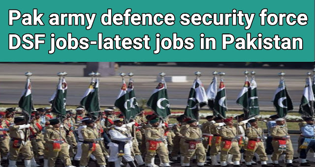 Pak Army Defense Security Force DSF Jobs - Latest Jobs in Pakistan