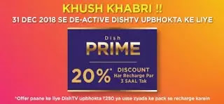 Dish Tv Recharge Offer