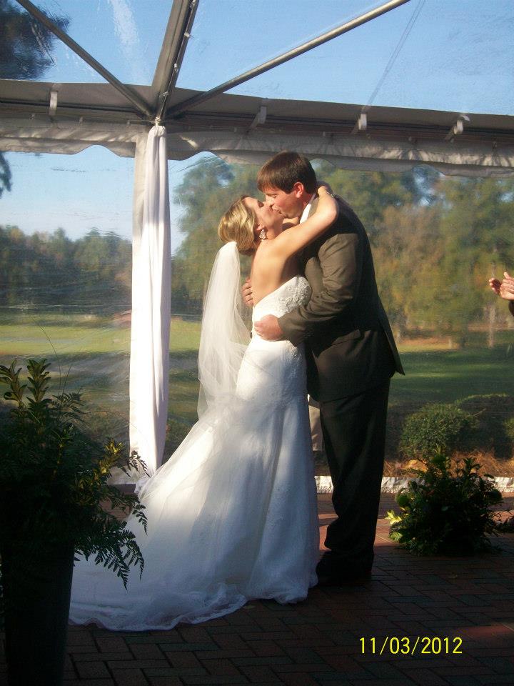 wedding kiss