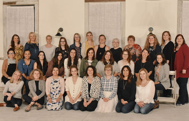 Participants At Bonnie Christine's Immersion Retreat With Thistle Thicket Studio. www.thistlethicketstudio.com