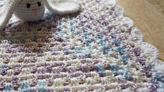 free crochet bunny lovey pattern