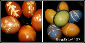 colouring eggs