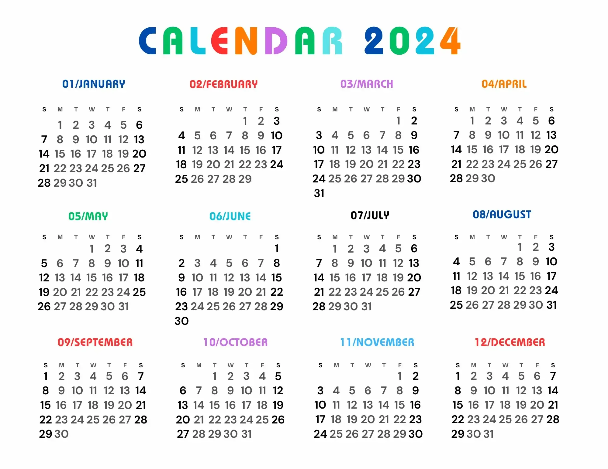 2024 calendar image download