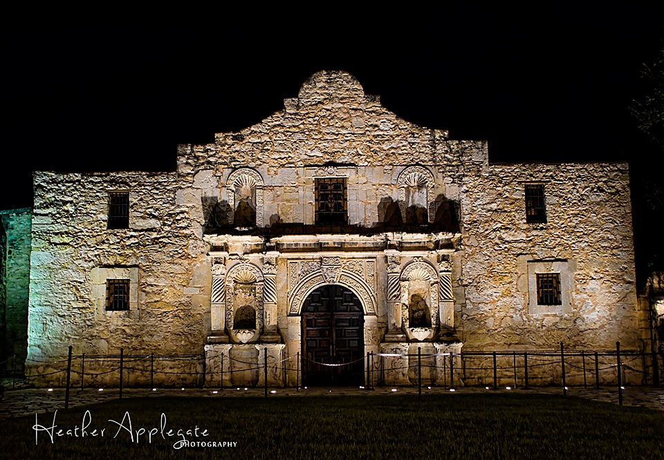 The Alamo at Night by Heather Applegate