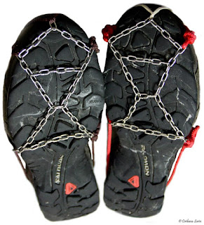 Ice Chains for Trail Running Shoes