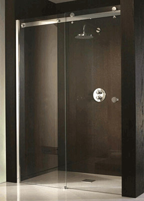 Bathroom sliding door design