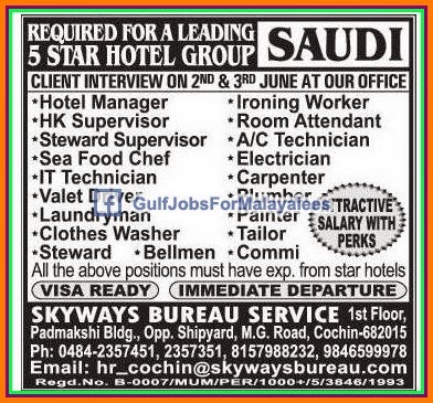 Attractive salary for KSA