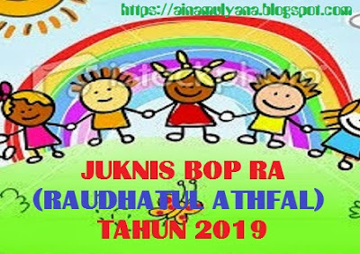 diterbitkan berdasarkan Keputusan Direktur Jenderal Pendidikan Islam Nomor  JUKNIS BOP RAUDHATUL ATHFAL RA TAHUN 2019/2020