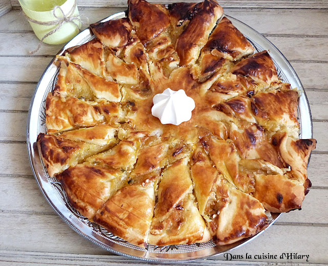 Tarte du soleil citron-citron vert-basilic façon tarte meringuée