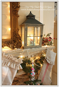 French Farmhouse Vintage Christmas Mantel 2014- From My Front Porch To Yours