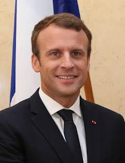 French President Emmanuel Macron Covid Possetive