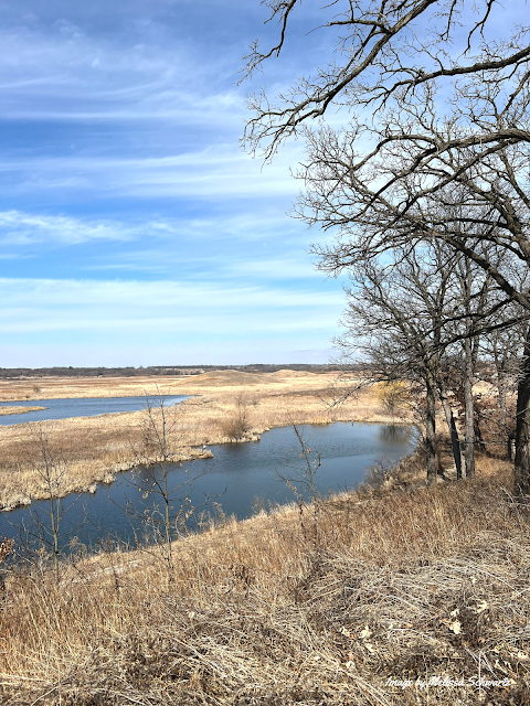 Near the visitor center, incredible views of lakes dazzled us.