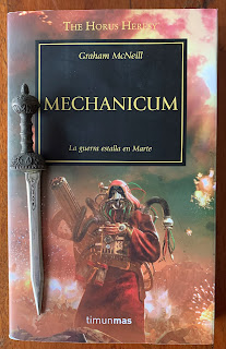 Portada del libro Mechanicum, de Grahama McNeill