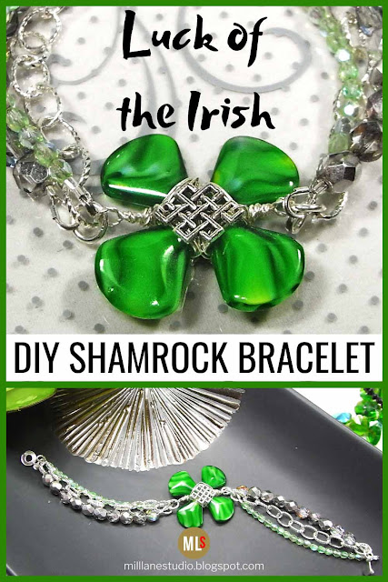 Four leaf clover bracelet inspiration sheet