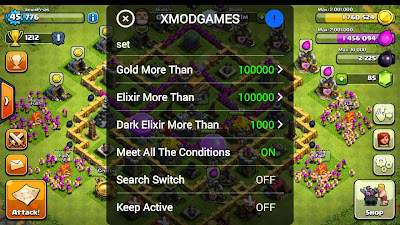 Cheat game Clash of Clan (COC) Android